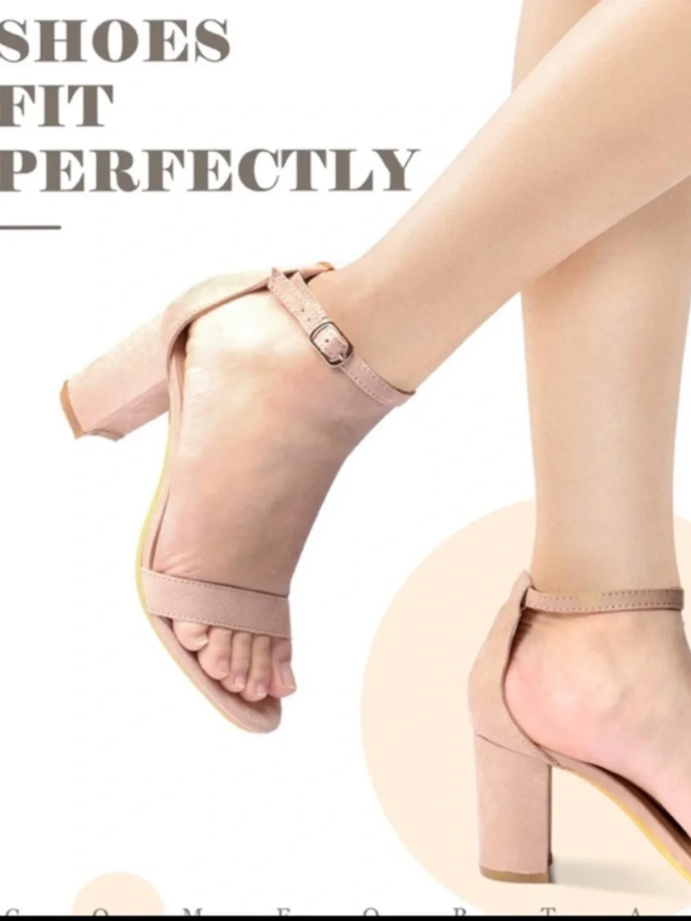 NEW Ankis Open Toe Ankle Strap Chunky Heel Sandals